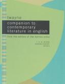 Cover of: Twayne companion to contemporary literature in English from the editors of the Hollins critic