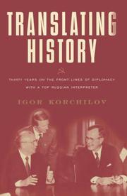 Cover of: Translating History | Igor Korchilov