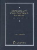 Disability law by Laura F. Rothstein