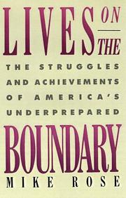 Cover of: Lives on the Boundary by Mike Rose