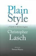 Cover of: Plain style by Christopher Lasch