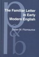 Cover of: The familiar letter in early modern English: a pragmatic approach