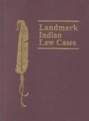 Cover of: Landmark Indian law cases. by 