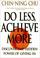 Cover of: Do Less, Achieve More