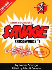 Cover of: Savage Crosswords #1  by 