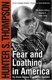 Fear and loathing in America