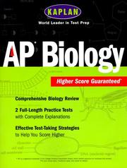Cover of: Kaplan AP biology