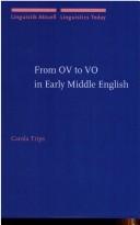 Cover of: From OV to VO in early Middle English