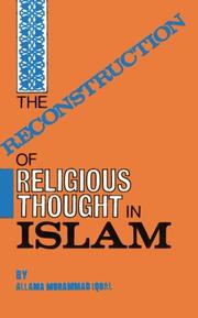 Cover of: The Reconstruction of Religious Thought in Islam by Sir Muhammad Iqbal