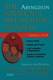 Cover of: The Abingdon Women's Preaching Annual: Series 1, Year B (Abingdon Women's Preaching Annual)