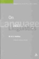 Cover of: On language and linguistics