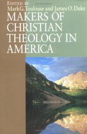 Cover of: Makers of Christian theology in America