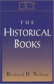 Cover of: The historical books