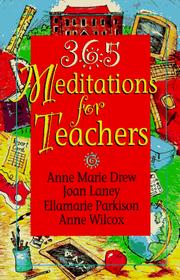 Cover of: 365 meditations for teachers