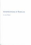 Cover of: Interpretations of Rabelais