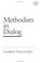 Cover of: Methodists in dialogue