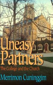 Cover of: Uneasy partners by Merrimon Cuninggim