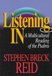 Cover of: Listening in: a multicultural reading of the Psalms