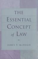 Cover of: The essential concept of law