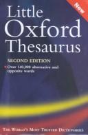 Cover of: The little Oxford thesaurus