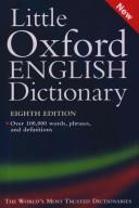 Cover of: The little Oxford English dictionary: edited by Angus Stevenson with Julia Elliott and Richard Jones.