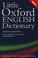 Cover of: The little Oxford English dictionary
