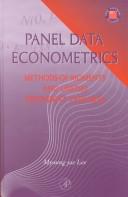 Cover of: Panel data econometrics: methods-of-moments and limited dependent variables