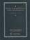 Cover of: Patent law and policy