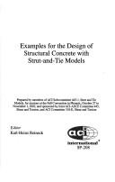 Examples for the design of structural concrete with strut-and-tie models by American Concrete Institute