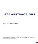 Cover of: James Daugherty, 1887-1974 : late abstractions : June 6-July 6, 2002