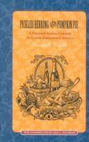 Cover of: Pickled herring and pumpkin pie: a nineteenth-century cookbook for German immigrants to America