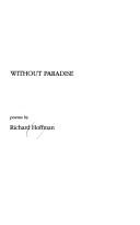 Cover of: Without paradise: poems