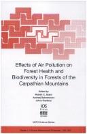 Cover of: Effects of air pollution on forest health and biodiversity in forests of the Carpathian Mountains