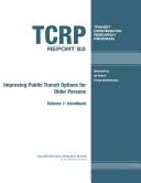 Cover of: Improving public transit options for older persons