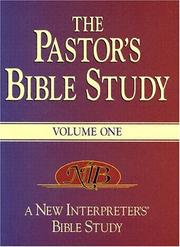 Cover of: The Pastor's Bible Study by 