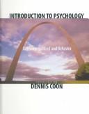 Cover of: Introduction to psychology | Dennis Coon