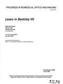 Cover of: Lasers in dentistry VII: 21-22 January 2001, San Jose, USA
