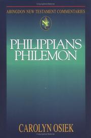 Cover of: Philippians Philemon (Abingdon New Testament Commentaries)