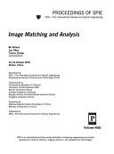 Image matching and analysis by SPIE International Symposium on Multispectral Image Processing and Pattern Recognition (2nd 2001 Wuhan, China)