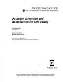 Cover of: Pathogen detection and remediation for safe eating: 5 November 1998, Boston, Massachusetts