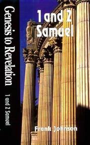 Cover of: 1 and 2 Samuel (Genesis to Revelation) | Frank Johnson