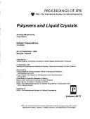 Cover of: Polymers and liquid crystals by International Conference on Dielectric and Related Phenomena (5th 1998 Szczyrk, Poland)