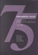 Cover of: Fundamental values