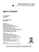 Cover of: Optics of crystals: 26-30 September, 2000, Mozyr, Belarus