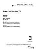 Cover of: Projection displays VII: 24-25 January, 2001, San Jose, [California] USA