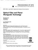 Cover of: Optical fiber and planar waveguide technology: APOC 2001, Asia-Pacific Optical and Wireless Communications, 13-15 November 2001, Beijing, China