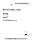 Cover of: Astronomical data analysis: 2-3 August 2001, San Diego, USA