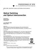 Optical switching and optical interconnection by Asia-Pacific Optical and Wireless Communications (2001 Beijing, China)