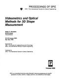 Cover of: Videometrics and optical methods for 3D shape measurement: 22-23 January 2001, San Jose, [California] USA
