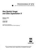 Geo-spatial image and data exploitation II by Belur V. Dasarathy